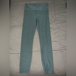 High-Waist Heathered Seafoam Green Leggings